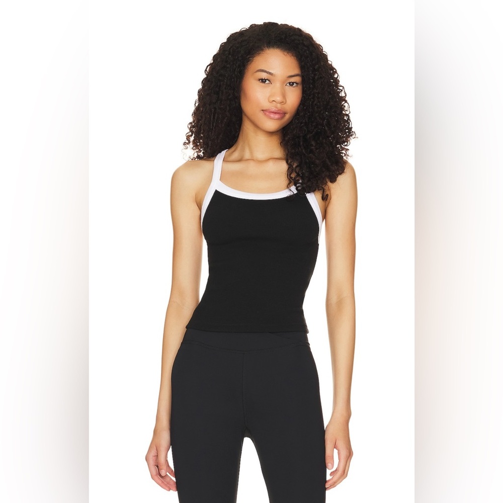 The Smuckers Tank in Black & White STRUT-THIS women’s tank top size small